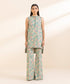 Women's Unstitched Printed Multicolour Light Khaddar Shirt and Trousers